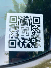 Load image into Gallery viewer, QR Code Auto Aufkleber, Decal, Sticker removable. Oracal 651 vinyl
