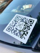 Load image into Gallery viewer, QR Code Auto Aufkleber, Decal, Sticker removable. Oracal 651 vinyl
