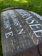 Load image into Gallery viewer, Whiskey Barrel Tegernsee Sign, Dauben Schild vom Whiskey Fass
